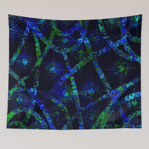 Item preview, Electric Blues & Greens designed and sold by Leanne Morin.