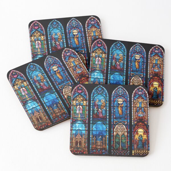 Item preview, cathedral stained glass windows designed and sold by DanieWoods.