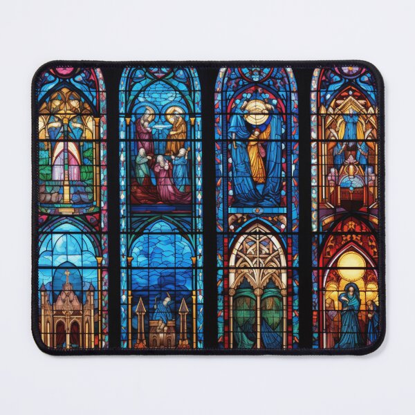 Item preview, cathedral stained glass windows designed and sold by DanieWoods.