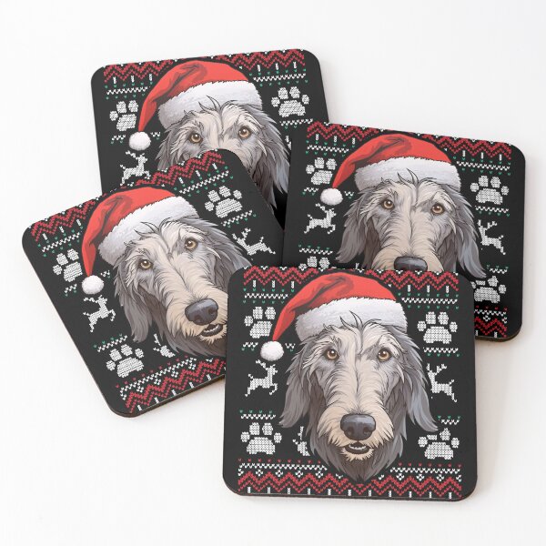 Item preview, Scottish Deerhound Ugly Sweater Christmas designed and sold by rafaeltto.