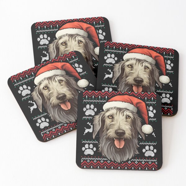 Item preview, Scottish Deerhound Ugly Sweater Christmas designed and sold by rafaeltto.