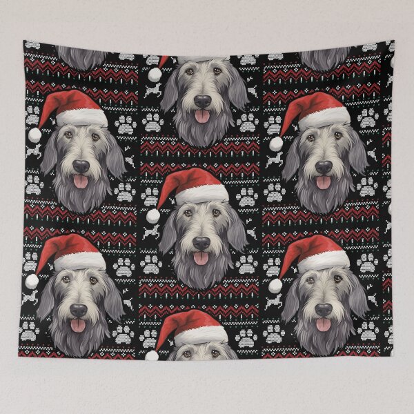 Item preview, Scottish Deerhound Ugly Sweater Christmas designed and sold by rafaeltto.