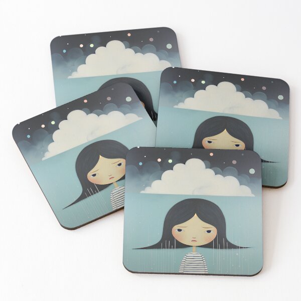 Item preview, Sadcore Rain Girl designed and sold by Vapor Girl.