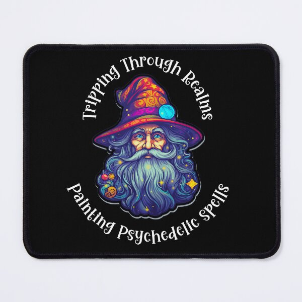 Item preview, Tripping Through Realms, Painting Psychedelic Spells - White Text designed and sold by LMBoutique.