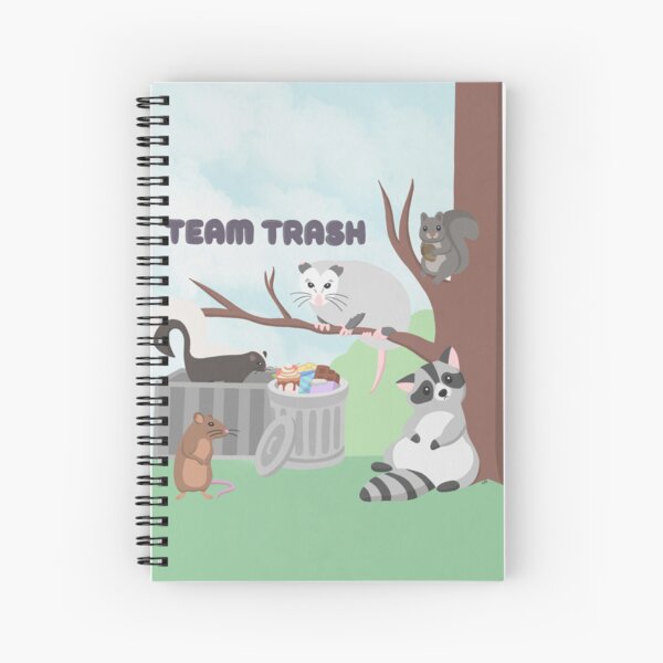 Team Trash Spiral Notebook