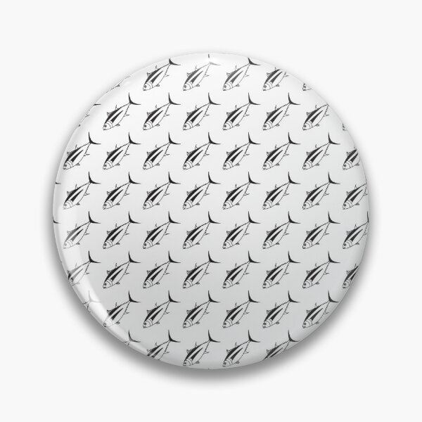 Item preview, Cute Albacore Fish in Black and White designed and sold by fruttidimare.