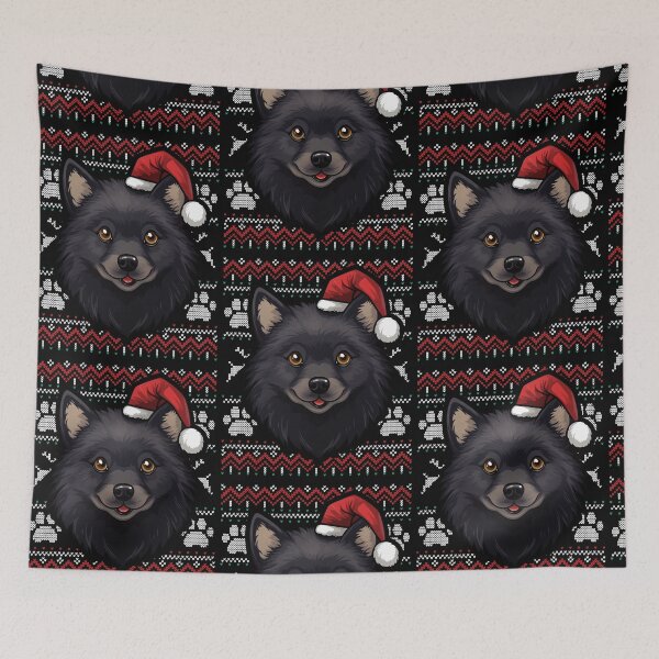 Item preview, Schipperke Ugly Sweater Christmas designed and sold by rafaeltto.