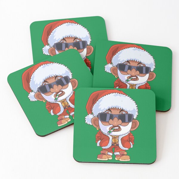 Item preview, Black Santa Claus Hip Hop Christmas Gangster Xmas designed and sold by Nosek1ng.