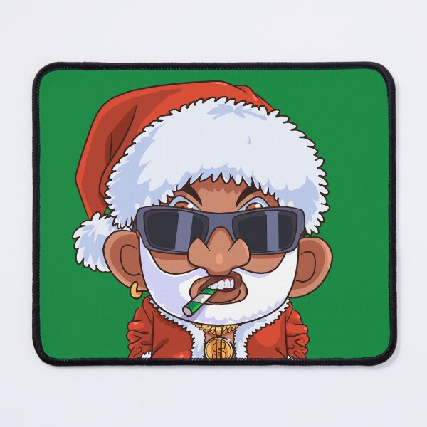 Item preview, Black Santa Claus Hip Hop Christmas Gangster Xmas designed and sold by Nosek1ng.