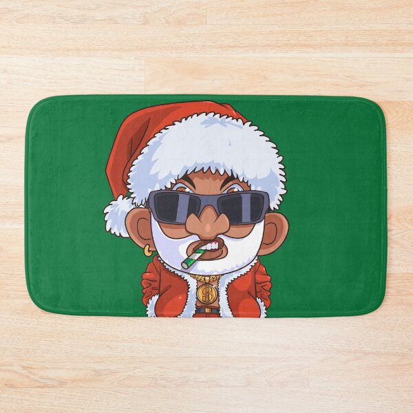 Item preview, Black Santa Claus Hip Hop Christmas Gangster Xmas designed and sold by Nosek1ng.