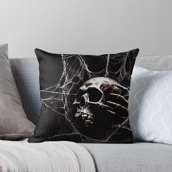 Item preview, Gothic Skull in Webs, Y2K Goth designed and sold by CaptTaters.