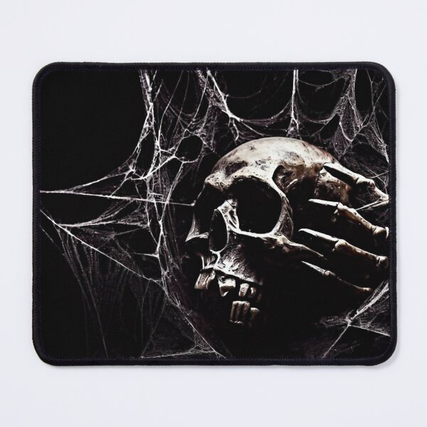 Item preview, Gothic Skull in Webs, Y2K Goth designed and sold by CaptTaters.