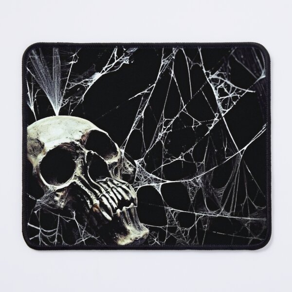 Item preview, Gothic Skull in Webs, Y2K Goth designed and sold by CaptTaters.