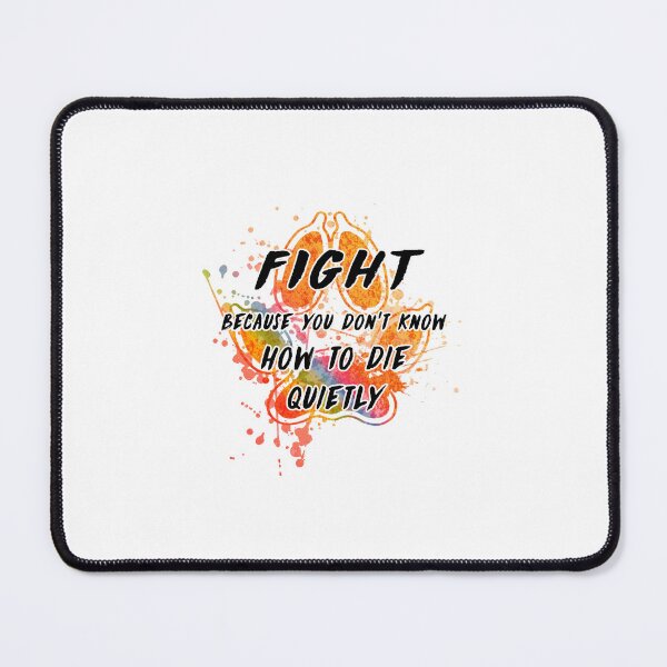 Item preview, Fight because you don_t know how to die quietly (rainbow) designed and sold by miengcommanhao.