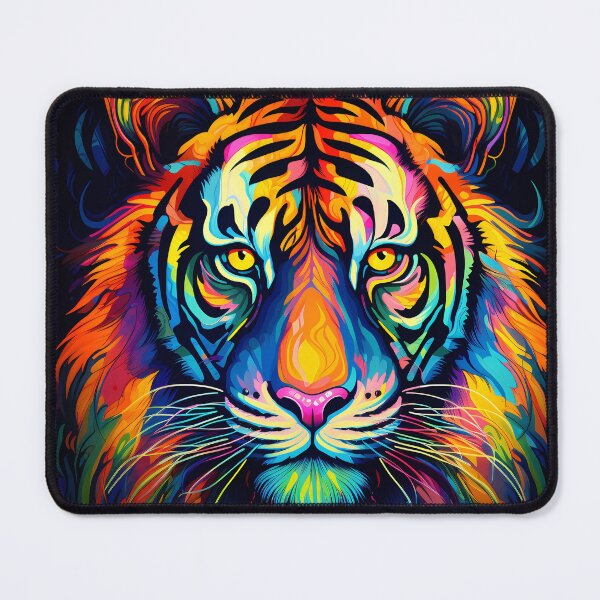Item preview, Tiger Head Florescent colors designed and sold by Kristylynn757.