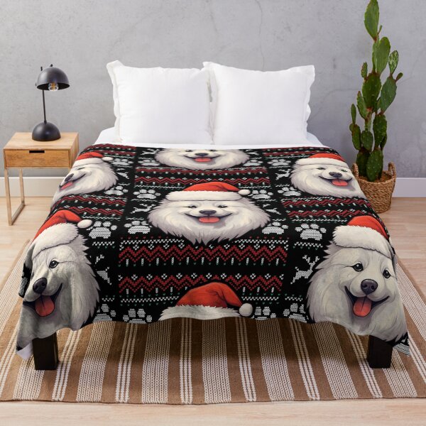 Item preview, Samoyed Ugly Sweater Christmas designed and sold by rafaeltto.