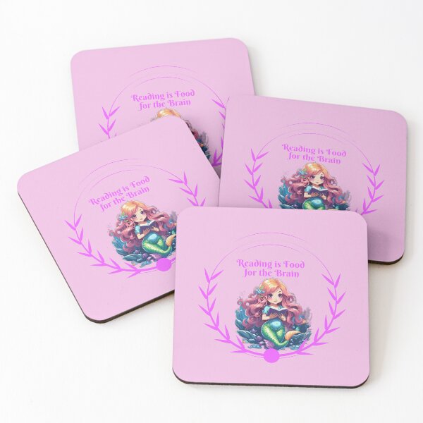 Item preview, Reading is Food for the Brain Mermaid designed and sold by SirenasWorld.
