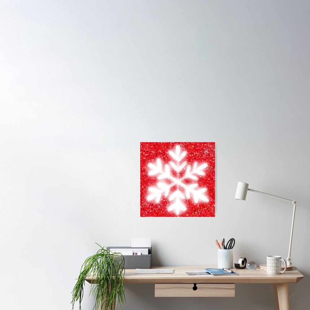 Silver Snowflakes II Art: Canvas Prints, Frames & Posters