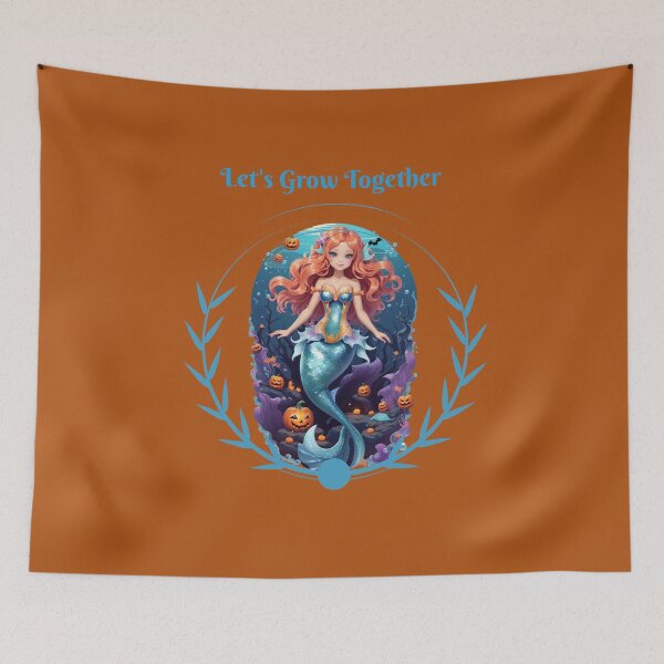 Item preview, Let's Grow Together Mermaid designed and sold by SirenasWorld.