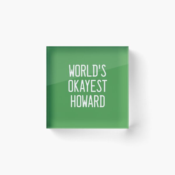 Item preview, World's Okayest Howard designed and sold by TimespunThreads.