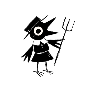 Artwork thumbnail, The Littlest Crow by RodeoBones