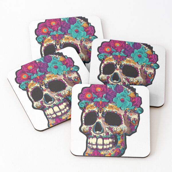 Item preview, skull celebration day of the dead designed and sold by sendalunar.