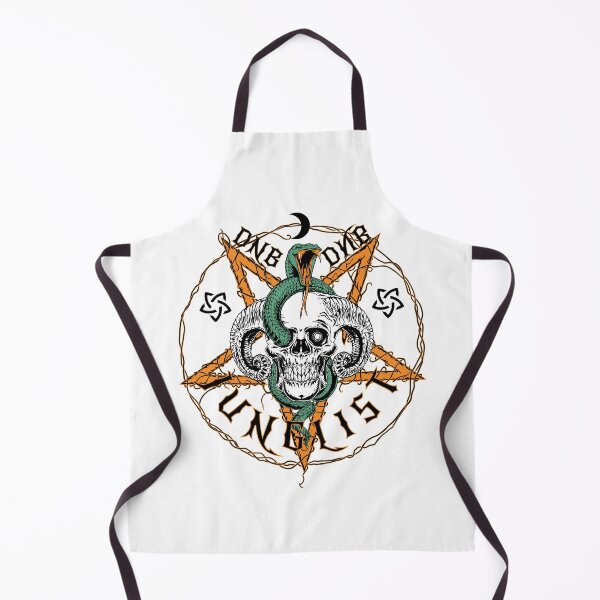 Item preview, JUNGLIST - DNB Halloween Skull & Pentagram (black) designed and sold by Discothreadz.