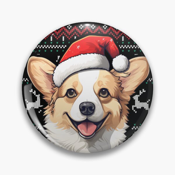 Item preview, Sable White Corgi Ugly Sweater Christmas designed and sold by rafaeltto.