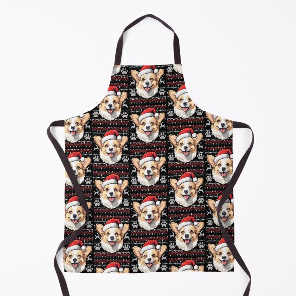 Item preview, Sable White Corgi Ugly Sweater Christmas designed and sold by rafaeltto.