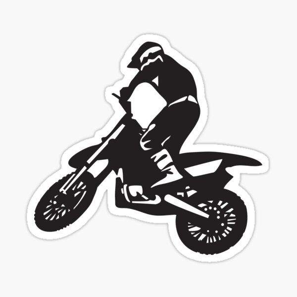  Motocross Moto calcomanía etiquetas (24 pegatinas, 1.8  pulgadas cada) con sellos personalizados ideal para bolsas de fiesta,  dulces conos, favores, presentaciones de botes, cajas de regalo, botellas,  manualidades : Juguetes y