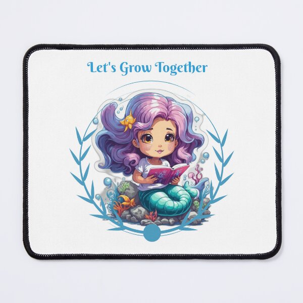 Item preview, Beautiful Small Mermaid Reading designed and sold by SirenasWorld.