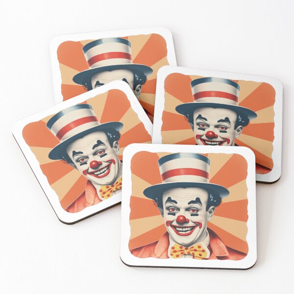 Artikelvorschau, Vintage gruseliger Clown entworfen und verkauft von Studio-g.