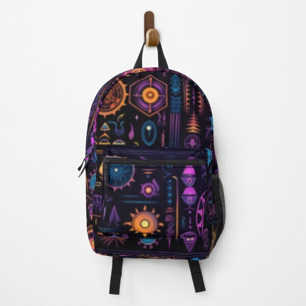 Item preview, Glowing Neon Tarot Pattern: Mystical Modern Art designed and sold by TEEJAMBOREE.