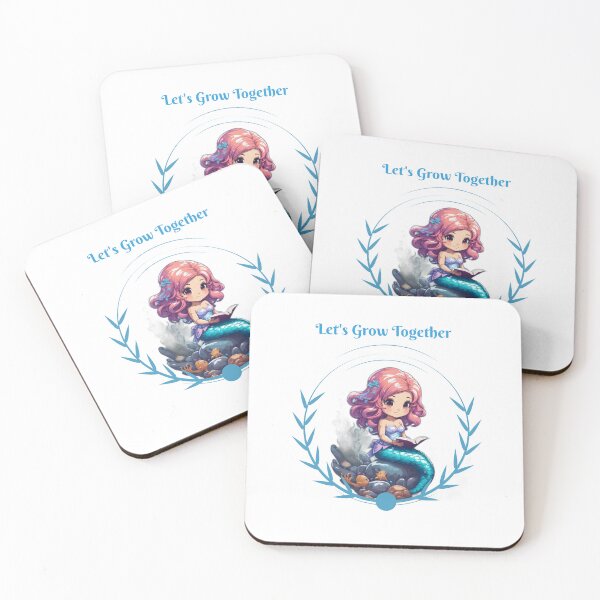 Item preview, Sirenas Book Aesthetics Cute Mermaid designed and sold by SirenasWorld.