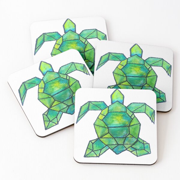 Item preview, Geometric Green Turtle  designed and sold by CanDo20.