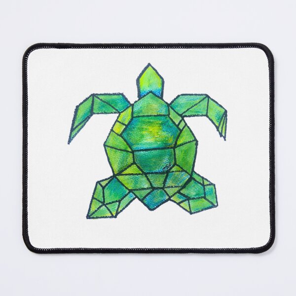 Item preview, Geometric Green Turtle designed and sold by CanDo20.