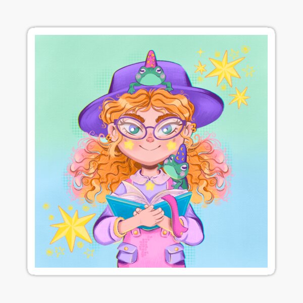 kleine Hexe Sticker