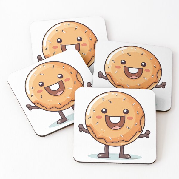 Item preview, Adorable Donut Cartoon Vector Character 2 designed and sold by eyestetix.