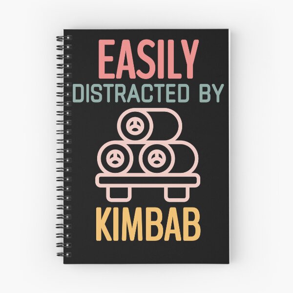 Item preview, Vintage Easily Distracted By Kimbab Cool Food Lover designed and sold by Thevulcano.