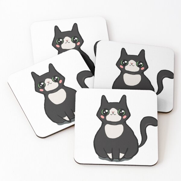 Item preview, Cute Black Tuxedo Kitty designed and sold by makell-creates.