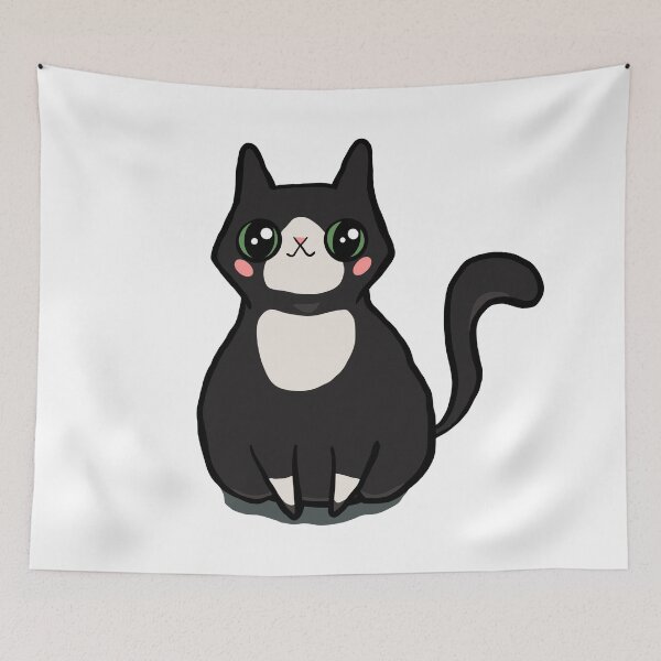 Item preview, Cute Black Tuxedo Kitty designed and sold by makell-creates.