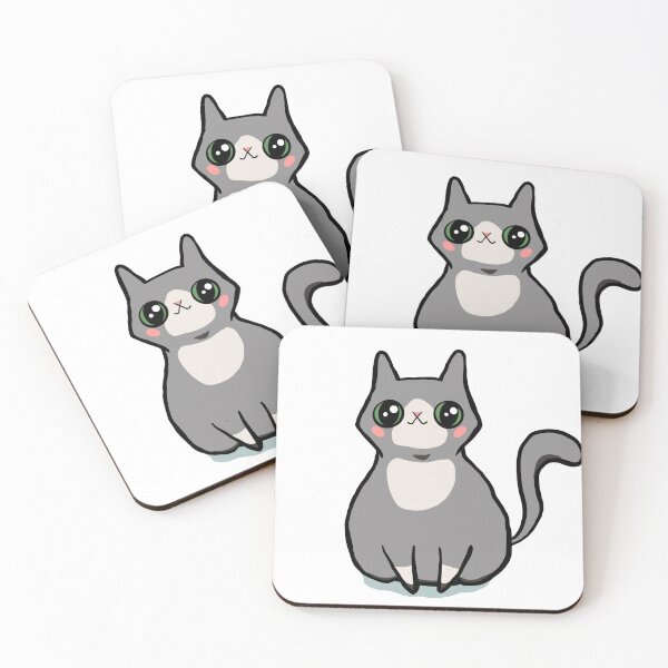 Item preview, Cute Grey Tuxedo Kitty designed and sold by makell-creates.