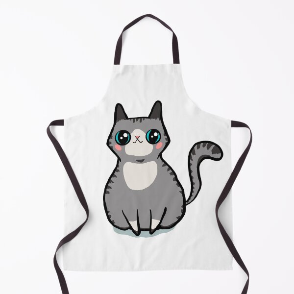 Item preview, Cute Silver Tuxedo Tabby Kitty designed and sold by makell-creates.