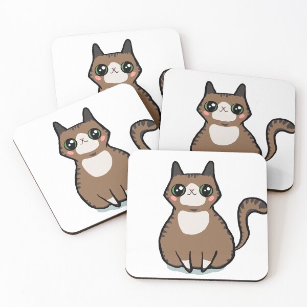 Item preview, Cute Brown Tuxedo Tabby Kitty designed and sold by makell-creates.