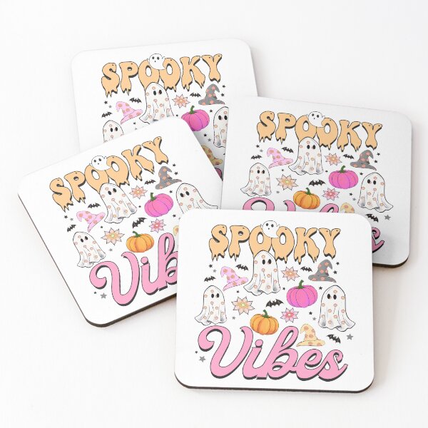 Item preview, Spooky Vibes | Bats, Ghouls, Flowers, Pumpkins Halloween Art Design | Whimsical Autumn and Halloween Delights Collection designed and sold by Ali Doodles.