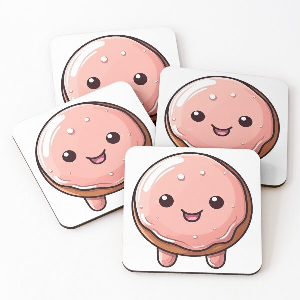 Item preview, Adorable Donut Cartoon Vector Character 3 designed and sold by eyestetix.