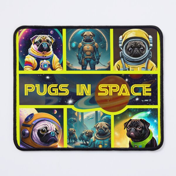 Item preview, Pugs in Space designed and sold by FivePugs.
