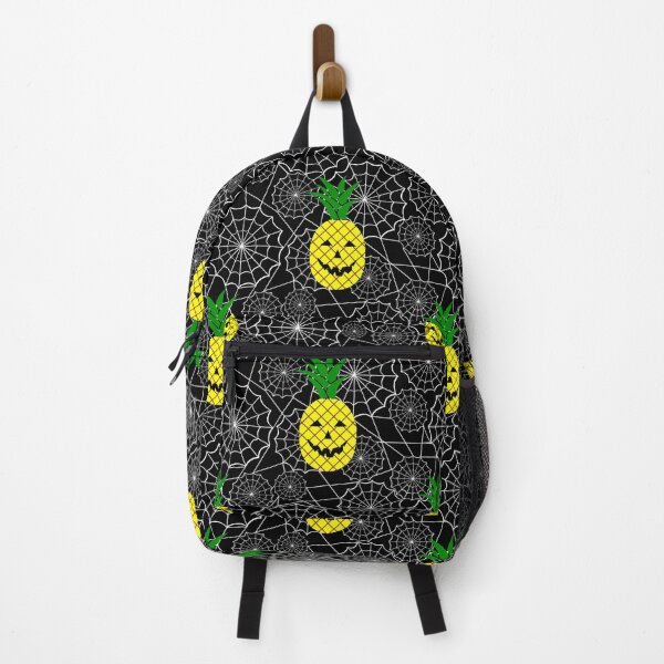 Item preview, halloween jack o'lantern pineapple spiderweb designed and sold by Gossip Rag.