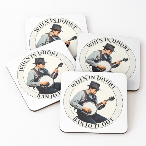 Item preview, Banjo Player When in doubt, banjo it out -Guitar Banjo- designed and sold by SteadyRolling.
