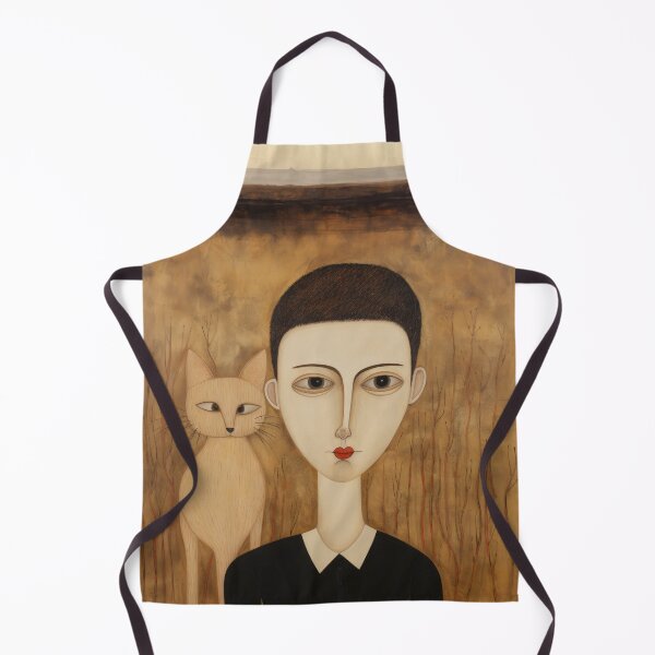 Item preview, Cross Eyed Cat w Red Lipped Girl designed and sold by YoPedro.
